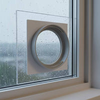 Air Conditioner Exhaust Hose Connector 15 Cm Air Conditioner Exhaust Hose Coupler Easy to Install Window Duct Connector for Renters