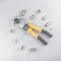 Manual Pipe Press Tool Heavy Duty Hydraulic Crimping Portable Case