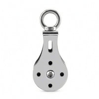 Long-Lasting Hanging Pulley Reliable Pulley with Eye Loop Stable Zinc Plated for Sliding Doors