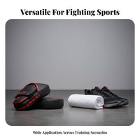 Force Absorbent Curved Muay Thai Pad Shock Absorbing Curved Kick Guard Reinforced Stitching Muay Thai Arm Pad Gel Foam Padding for Coaches, Fighters, Dojo, Home Gym