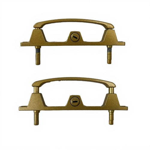 Aluminum mortise lock for sliding doors