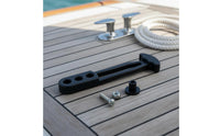 Boat T-Handle Pull LatchHandle Pull Latch Adjustable Mounting Flexible T-Handle Draw Latch for Yacht