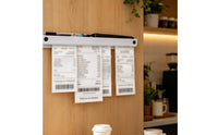 Restaurant Ticket Holder Easy Installation Wall Mount Bill Organizer Smooth Sliding Mechanism Restaurant Check Holder Bar for Chefs, Bartenders, Cafe