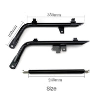Aftermarket Split Seat Support Bracket Heavy Duty Motorcycle Seat Bracket Set Long-Lasting Easy to Install for Motorcycle Brand Zoomer Owners
