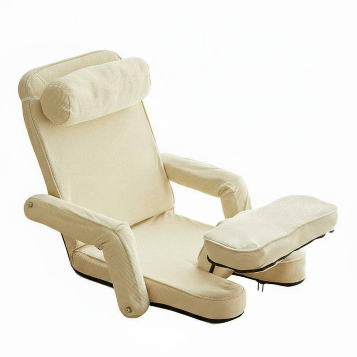 Multifunctional Foldable Floor Chair Converts to Bed Adjustable Floor Lounger Space Saving Lounge Seating Multi-Angle Adjustment for Students, Young Professionals, Bedroom, Bay Window, Dorm Room, Home Paleice