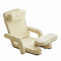 Multifunctional Foldable Floor Chair Converts to Bed Adjustable Floor Lounger Space Saving Lounge Seating Multi-Angle Adjustment for Students, Young Professionals, Bedroom, Bay Window, Dorm Room, Home Paleice