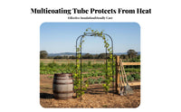 Climbing Plant Arch Weather-Resistant Garden Arbor Good Load-Bearing Easy Assembly for DIY Hobbyists, Partners, Walkway, Patio