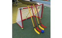 Child-Safe Kids Hockey Stick and Ball Set Lightweight Hockey Sticks and Ball Set Outdoor Toy Portable for Kindergarten