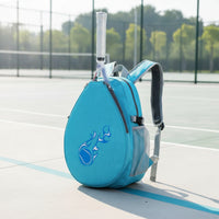 Compact Racket Backpack Sturdy Badminton Backpack Padded Sports Bag Multi-Purpose for Students