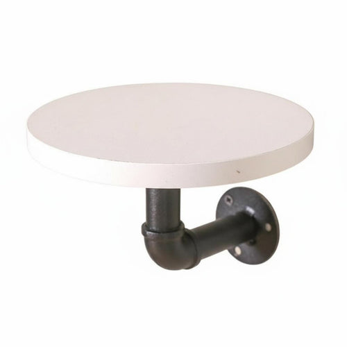 Round manufacturing-inspired Shelf Modern and aesthetic Round surface Display Space-Saving for Entryway
