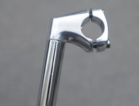 Bicycle Stem 22.2mm Silver Two-Bolt for City Bikes