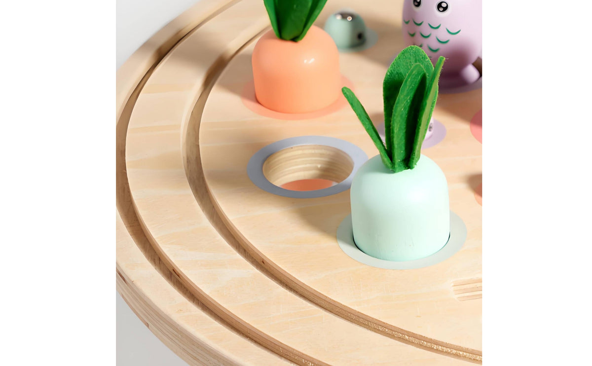 Multifunctional Child-Centered Activity Table Early Learning Wooden Activity Table Educational Toy Child-Safe for Toddlers, Playroom