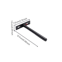T-Shaped discreet Shelf Bracket, discreet suspended Wall Mount, sturdy Metal Support for Home Decor, Kitchen, Closet