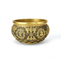 Wealth Bowl with Wealth Frog Decorative Treasure Basin Heavy for Home Decor