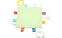 Baby Cloth Toy with Teether Textured Soft Toy with Sensory Tags Bright for Babies, Crib, Stroller