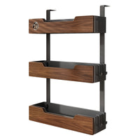 Ljxz Solid Wood Refrigerator Side Hanging Rack, Multi-layer Storage