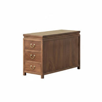 Song Style Luohan Bed, Sturdy Chinese Hardwood Pull-Out Sofa, Tranquil Elm, Living Room Multi-Drawer Storage Couch