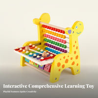 Tabletop Fine Motor Skills Educational Learning Toy Deer-Shaped Activity Toy for Young Children