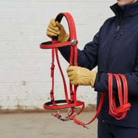 Riding Bridle with Snaffle Equestrian Equipment