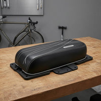 Stitched Rear Bike Seat Cushion Smooth Bike Saddle Cushion Curved Line Graphics Cycle Seat Cover
