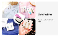 Earring Card Hole Punch Sturdy Earring Card Punch Crafting Supply for Crafters, Small Business Owners