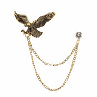 Men's Suit Brooch Versatile Tassel Chain Brooch Elegant and Stylish for Weddings