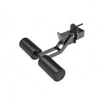 Squat Rack Leg Roller Foam-Covered Leg Roller Attachment Heavy-Duty Steel