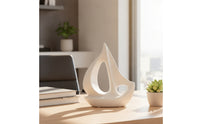 Elegant Ceramic Sailboat Matte Sailboat Ornament Modern Boat Sculpture Minimalist for Homeowners, Minimalists, Bookshelf, Living Room, Entryway, Housewarming