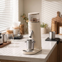Electric Coffee 60-Step Coffee with Measuring Cup Cup Adjustable for Baristas, Espresso, Pour-over, Kitchen