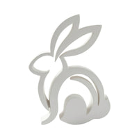 Standing Rabbit Figurine Modern Silhouette Figurine Artistic for Mantel, Nursery