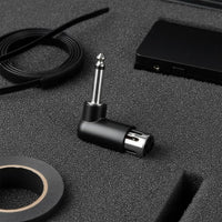 High-Fidelity Sound XLR Female to 6.35mm Male Adapter Silver-Plated Pins Wireless Audio Input Device System Plug Anti-Oxidation