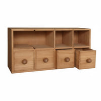 Multi-Drawer Mushroom Desk organizer Cute Design Desktop Organizer Retro aesthetic Stationery Holder Multifunctional for children, Students, Office Workers
