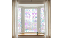 3 Pieces Shine in the Dark Snowflake Decal Removable Christmas Snowflake Sticker