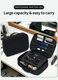 Portable Barber Haircut Kit Bag with Multifunctional Compartments