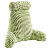 Large Backrest Cushion for Bed or Sofa with Neck and Lumbar Support