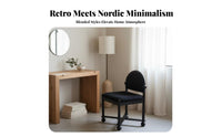 Woven Rear Armchair Sturdy Wood Frame Indoor Furniture Mid-CenturyMid-Century-Era Modern Modern Design Boho Aesthetic