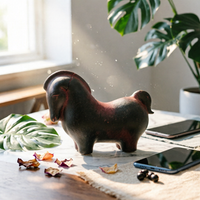 Horse Figurine Compact Horse Figurine with Base Artistic for Office, Decorators