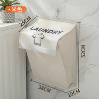 Wall-Mounted Folding Laundry Basket
