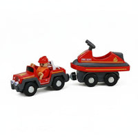 Sturdy Wood Construction Car Wash Toy Imaginative Play Wooden Police Station Toy Educational Police Station Playset Sparks Creativity for Children, Preschoolers, Toddlers, Preschool, Daycare, Playroom