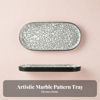 tray Plate versatile Wavy border Platter versatile for Entryway, Adults