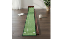 Double Hole Putting Practice Board Portable Wooden Golf Putting Mat Distance Control Sports Gear
