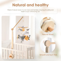 Wooden Baby Crib Mobile Holder for Cross-Border Sales