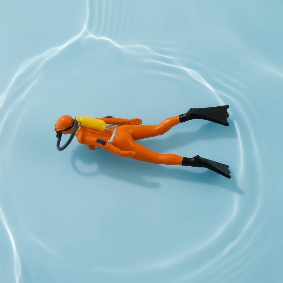 1:64 Scale Diver Figure DIY Sand Table Layout Micro Landscape People Model
