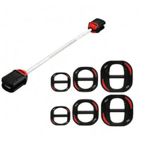 Barbell and Plates Straight Design Barbell Set Large Center Opening Weight Bar
