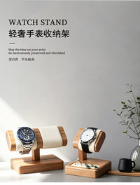 高档实木首饰展示架直播手表戒指首饰架柜台手表陈列展示道具现货