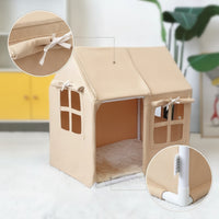 Pet Tent with Cushion Lightweight Pet House with Cushion Portable Bed for Cats