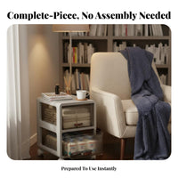 Slim Storage Tower Space-Saving Slim Rolling Cart Multitier for Narrow Spaces
