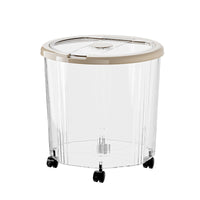 Sealed Rice Storage Container with Lid, Food-Grade Plastic, 10L+, Modern Simple Style