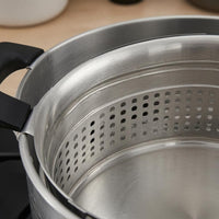 Pasta Cooker Insert Set Aluminum Multi-Hole Noodle Boiler Stainless Steel