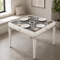 Low-Noise Automatic Mahjong Table Rounded Corners Ultra-Thin Mahjong Table Low-Noise Operation Recreation Furniture